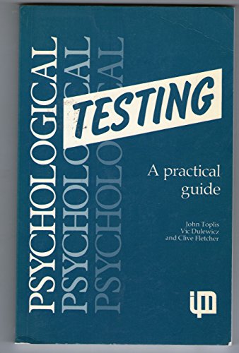 Imagen de archivo de Psychological Testing: A Practical Guide a la venta por AwesomeBooks
