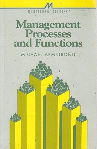 Beispielbild fr Management Processes and Functions (Management studies series 1) zum Verkauf von WorldofBooks
