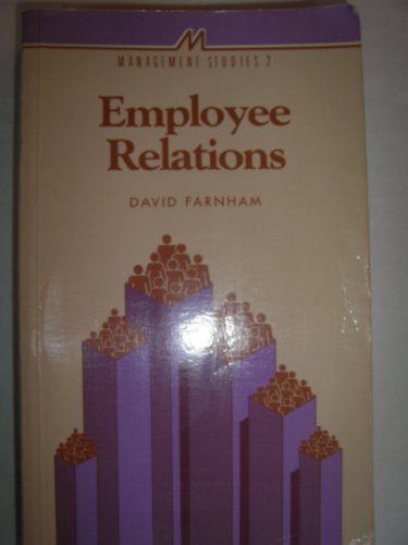 Stock image for Employee Relations for sale by Better World Books Ltd