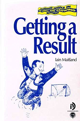 Imagen de archivo de Getting a Result (Guides to Managing People in the Small & Growing Business) a la venta por Phatpocket Limited