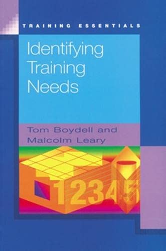 Beispielbild fr Identifying Training Needs (Training Essentials) zum Verkauf von Wonder Book