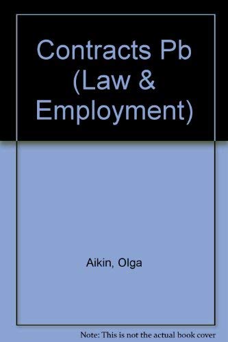 Beispielbild fr Contracts (Law & Employment) zum Verkauf von AwesomeBooks