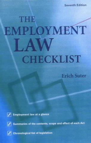 9780852928493: The Employment Law Checklist