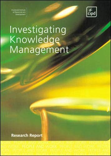 9780852928998: Investigating Knowledge Management (Research Report)