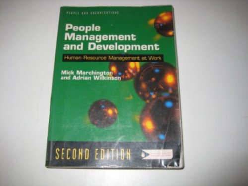 Imagen de archivo de People Management and Development (People & organizations) a la venta por AwesomeBooks