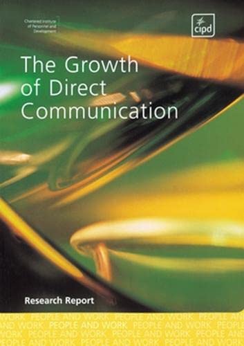 Stock image for The Growth of Direct Communication (Research Reports) for sale by Phatpocket Limited