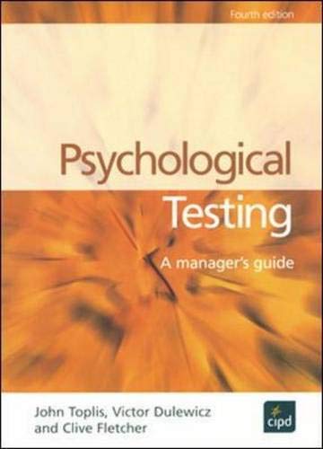 Imagen de archivo de Psychological Testing a la venta por WorldofBooks