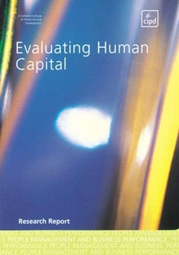 Evaluating Human Capital (Research Reports) (9780852929742) by [???]