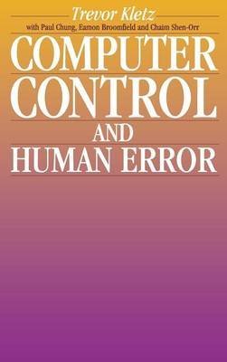Beispielbild fr Computer Control & Human Error zum Verkauf von Buchpark