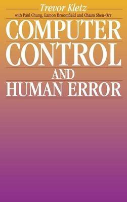 9780852953624: Computer Control & Human Error