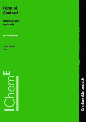 Stock image for The Green Book: Form of Contract, Reimbursable Contracts - IChemE for sale by GF Books, Inc.