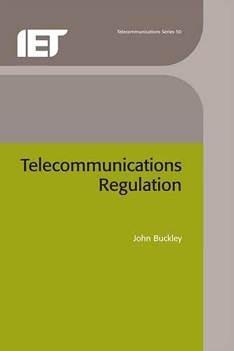 Beispielbild fr Telecommunications Regulation zum Verkauf von Ammareal