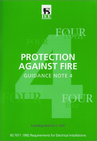 Beispielbild fr Institution of Electrical Engineers Wiring Regulations: Guidance Note on Protection Against Fire to 16r.e: Regulations for Electrical Installations . and Associated Trade Publications Series) zum Verkauf von AwesomeBooks