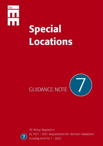 Stock image for Guidance Note 7 : Special Locations for sale by Better World Books Ltd