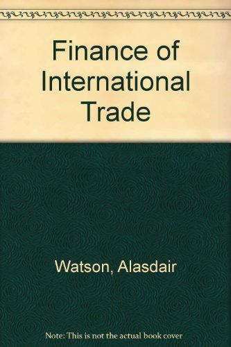 9780852970409: Finance of International Trade