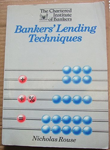 Stock image for Bankers' Lending Techniques for sale by AwesomeBooks