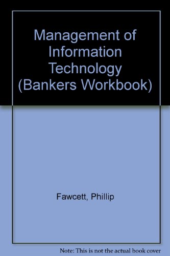 Beispielbild fr Management of Information Technology (Bankers Workbook) zum Verkauf von AwesomeBooks