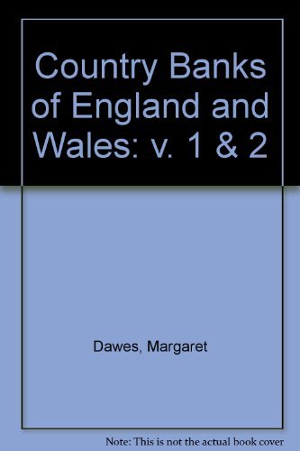 9780852976173: Country Banks of England and Wales: v. 1 & 2