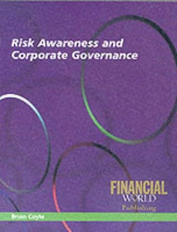 Stock image for Risk Awareness and Corporate Governance for sale by AwesomeBooks