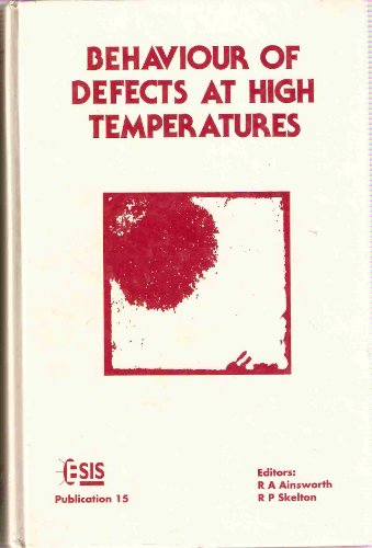 Imagen de archivo de Behaviour of Defects at High Temperature a la venta por Phatpocket Limited