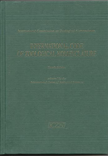 9780853010067: International Code of Zoological Nomenclature