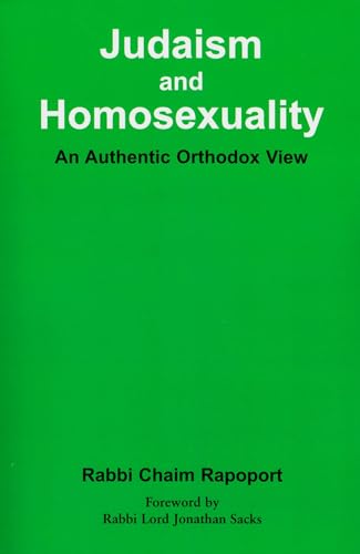 9780853034520: Judaism and Homosexuality: An Authentic Orthodox View