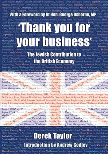 9780853039167: Thank You for Your Business: The Jewish Contribution to the British Economy