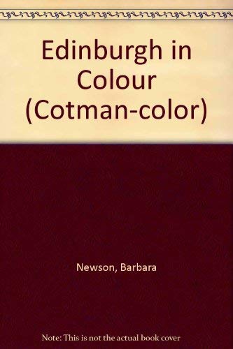Stock image for Edinburgh in colour, (Cotman color book) for sale by dsmbooks