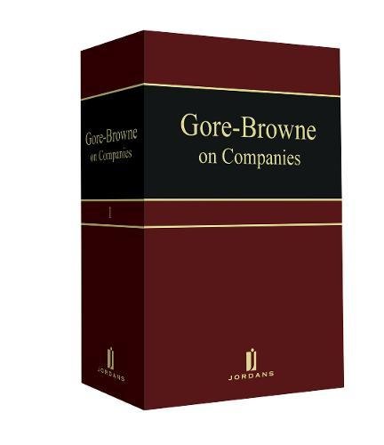 9780853080282: Gore-Browne on Companies
