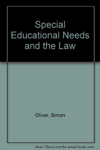 Beispielbild fr Special Educational Needs and the Law zum Verkauf von WorldofBooks