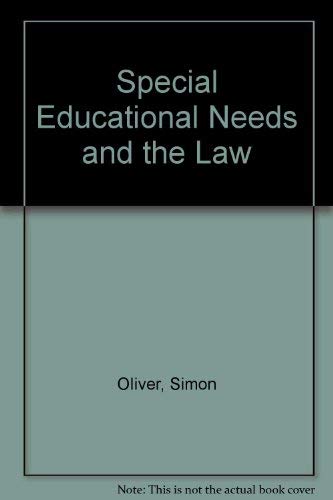 Stock image for Special Educational Needs and the Law for sale by WorldofBooks