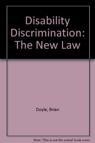 9780853083214: Disability Discrimination : The New Law