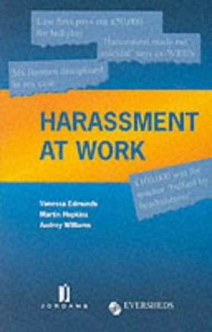 Beispielbild fr Harassment at Work zum Verkauf von AwesomeBooks