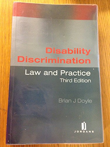 Immagine dell'editore per Disability Discrimination: Law and Practice venduto da Phatpocket Limited