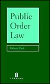 Immagine dell'editore per Public Order Law venduto da Phatpocket Limited