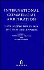 Beispielbild fr International Commercial Arbitration: Developing Rules for the New Millennium zum Verkauf von AwesomeBooks