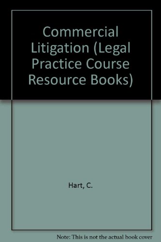 Commercial Litigation (9780853086789) by Barry A. Rubin