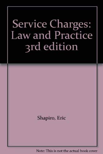 Imagen de archivo de Service Charges: Law and Practice a la venta por WorldofBooks