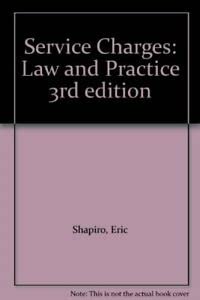 Stock image for Service Charges: Law and Practice for sale by WorldofBooks
