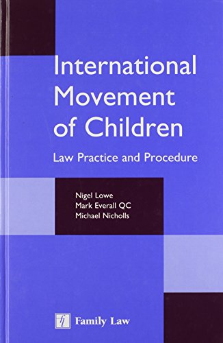 International Movement of Children (9780853087250) by Lowe, Nigel V.; Everall, Mark; Nicholls, Michael