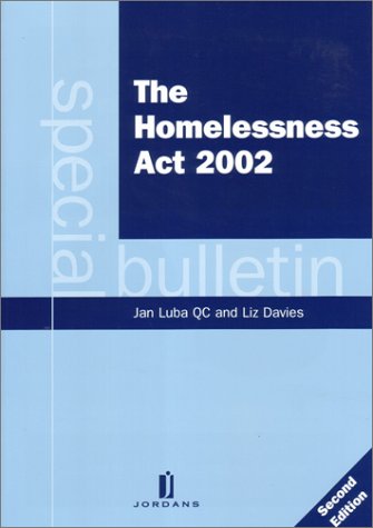 9780853088257: The Homelessness Act 2002: A Special Bulletin
