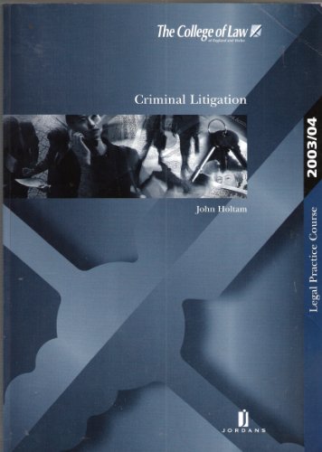 Stock image for Criminal Litigation for sale by AwesomeBooks