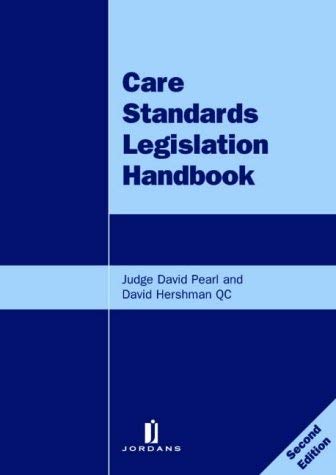 9780853089230: Care Standards Legislation Handbook