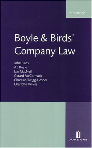 Imagen de archivo de Boyle and Birds' Company Law a la venta por AwesomeBooks