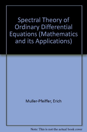 Stock image for Spectral Theory of Ordinary Differential Operators for sale by Better World Books