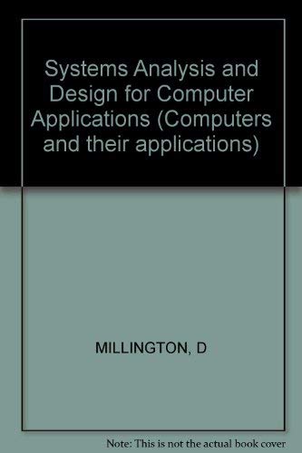 Imagen de archivo de Systems Analysis and Design for Computer Applications a la venta por Bingo Used Books