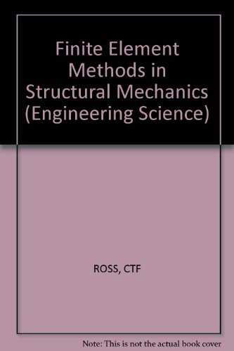 9780853128892: Finite Element Methods in Structural Mechanics (Engineering Science S.)