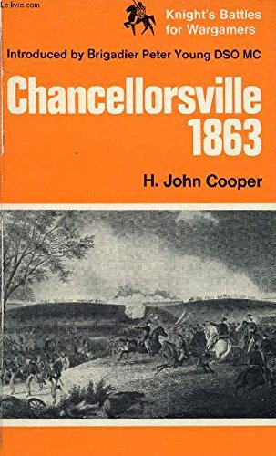 Stock image for Chancellorsville, 1863 (Battles for Wargamers S) for sale by Benjamin Books