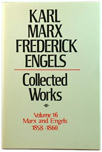 Marx and Engels Collected Works: August 1858-February 1860 (9780853154372) by Friedrich Engels