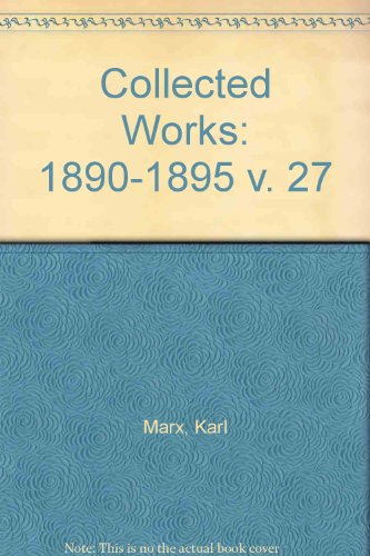9780853154488: 1890-1895 (v. 27) (Collected Works)